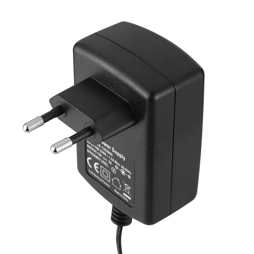 Adaptor alimentare 12V 2A UE, transformator AC 100–240V la DC 12V 2A