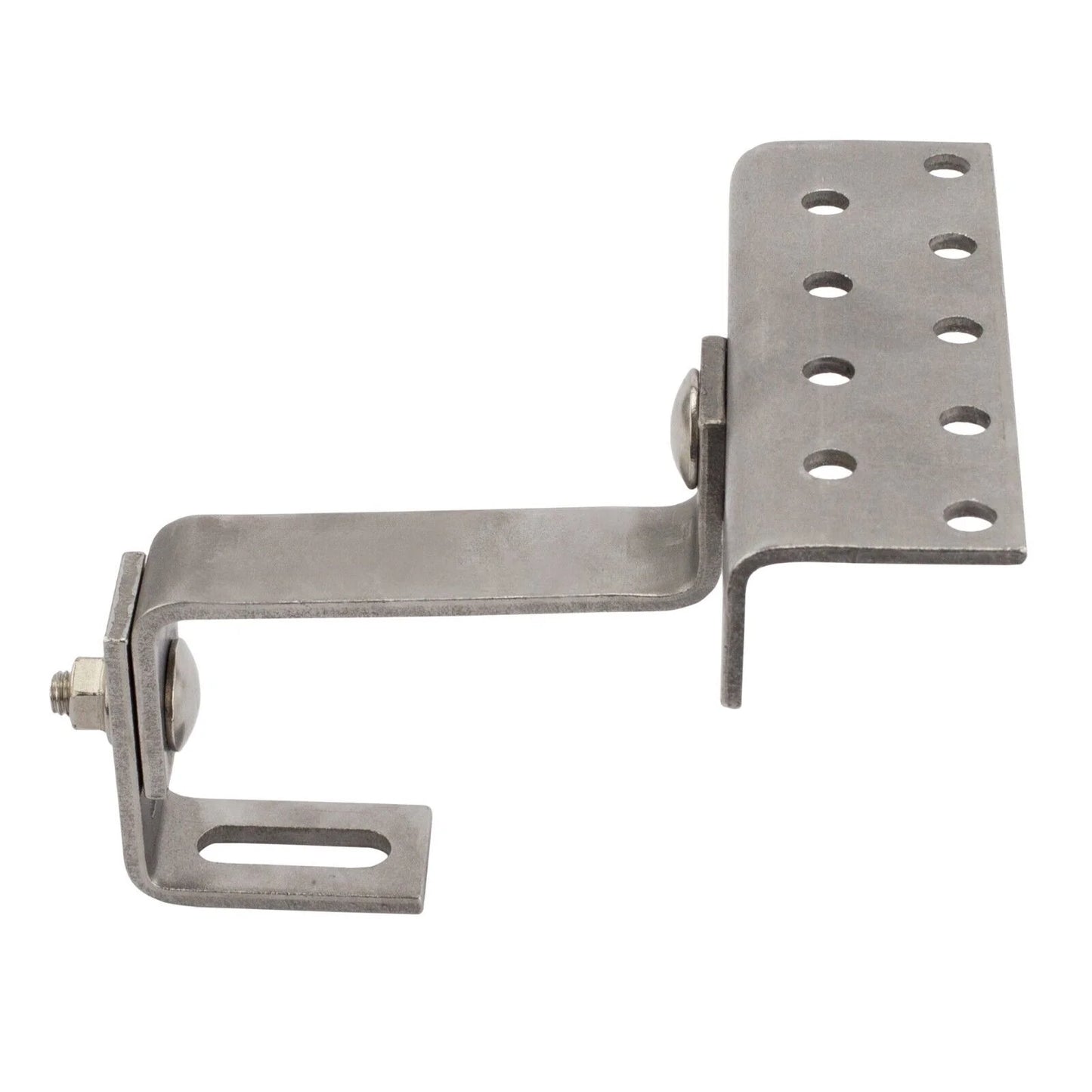 Carlig fixare pentru acoperis tigla ceramica sau beton, dublu reglabil inox – L=140 mm
