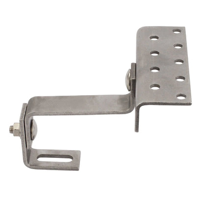 Carlig fixare pentru acoperis tigla ceramica sau beton, dublu reglabil inox – L=140 mm