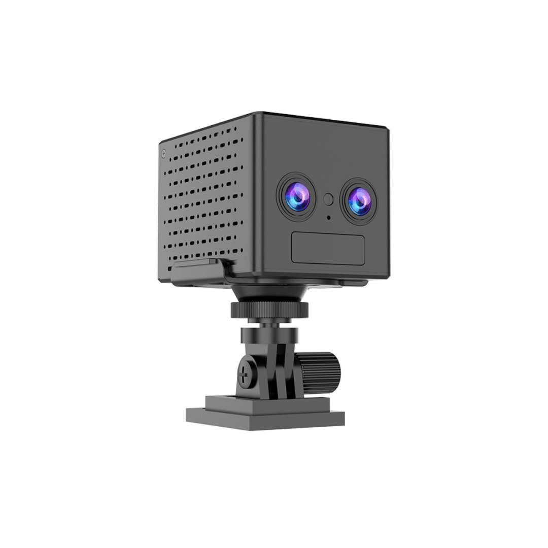 Mini Camera 4G Dual Lens 1080P cu Zoom Hibrid 6X si Detectare Umana