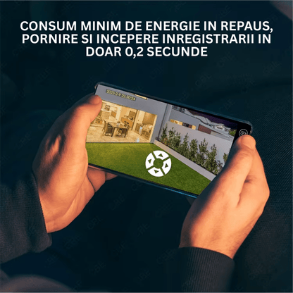 Camera Solara 4G 8MP cu Zoom Optic 20X, Panou 9W si Detectare AI
