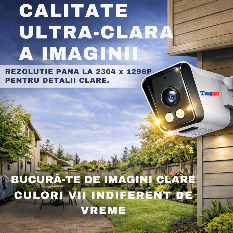 Camera WiFi 3MP 180 grade O-KAM Pro cu Human Tracking si Vedere Nocturna Color