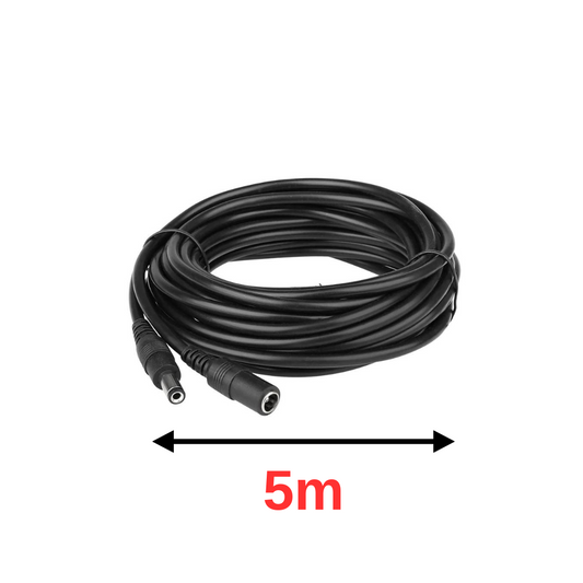 Cablu de alimentare, extensie 2, 3, 5m pentru camere de supraveghere CCTV 12V - Taggo.ro