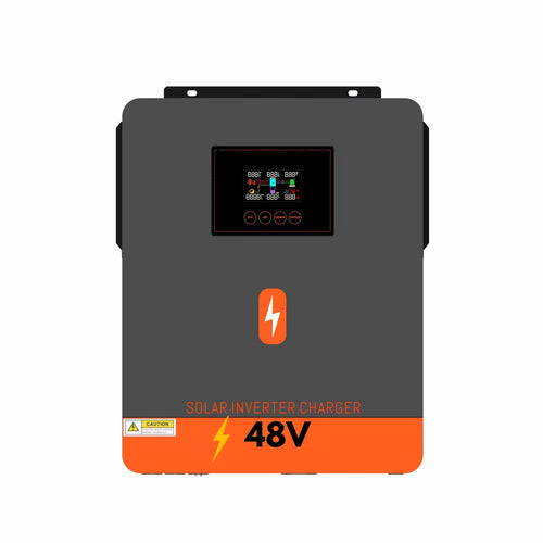 Invertor Hibrid PowMr 6.2 KW/12.4 KW/48 V, Hibrid Offgrid Sinus Pur cu Regulator MPPT si Modul Wifi Inclus