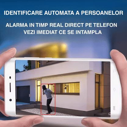 Camera WiFi 3MP cu Zoom Optic 5X, Detectare Umana si Alarma