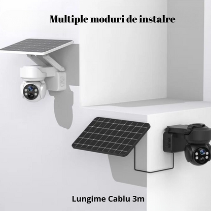 Camera de Supraveghere Solara WIFI 5MP, Panou Solar, Control din Aplicatie, Rezistenta la apa