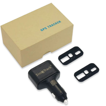 Incarcator auto / Tracker GPS 4G cu incarcare rapida si localizare in timp real, interfata USB dubla, buton SOS, antifurt