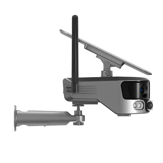 Camera Solara 4G 4K 8MP Dual Lens cu Panoramic 180 grade si Zoom 4X