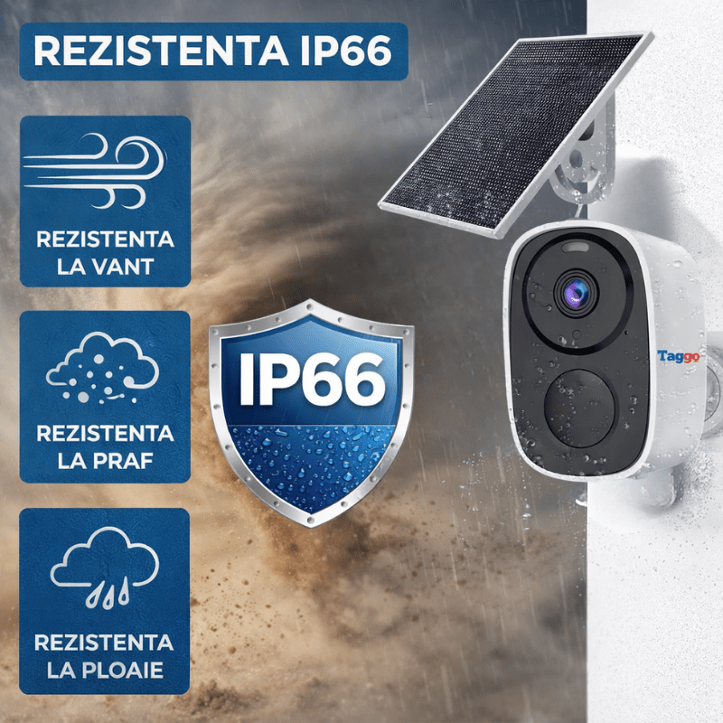 Camera Solara WiFi 3MP 180 grade O-KAM Pro cu Auto Tracking si Audio Bidirectional