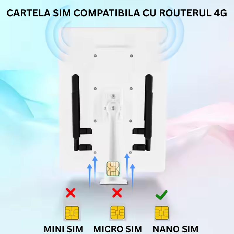 Router Wireless 4G Solar, Suport Cartela Sim, Baterie 25600mah, Echipament de Exterior Rezistent la Apa