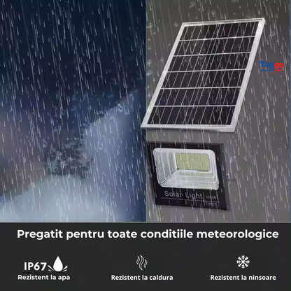 Panou solar 80W cu acumulatori inclusi de 40Ah, pentru camere de supraveghere, iesire 12V
