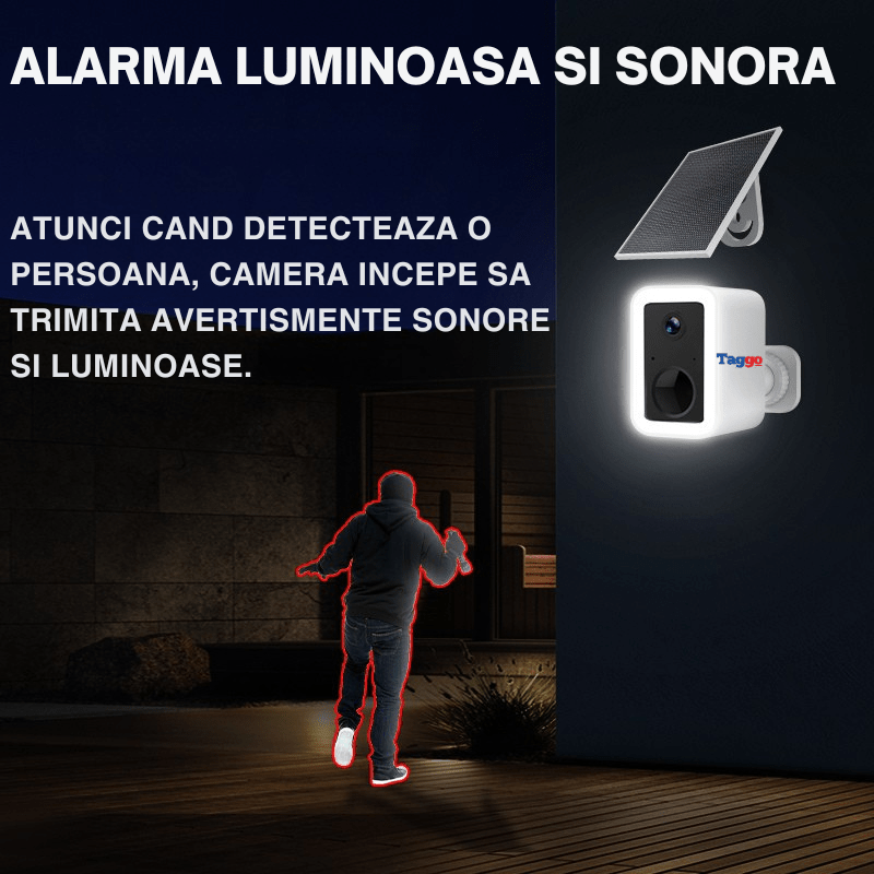 Camera Solara WiFi Dual-Band 1296P cu AI Tracking si Vedere Nocturna Color