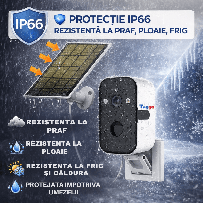 Camera Solara 4MP 4G/WiFi PTZ O-KAM Pro cu Rotire 360 grade si Audio Bidirectional