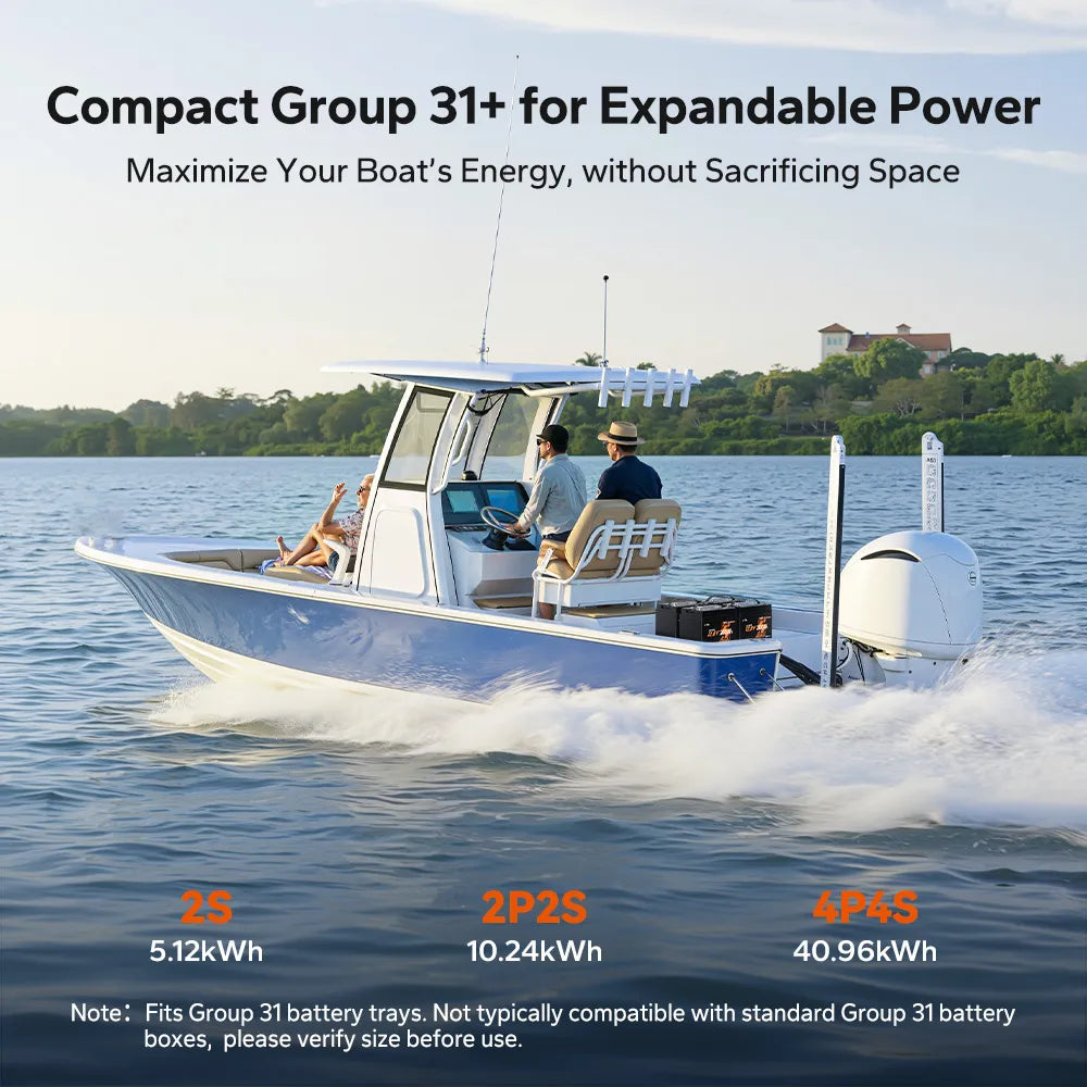 Baterie LiTime 12V 200Ah Xtra-Mini Marine LiFePO4 – Bluetooth 5.0, BMS 200A