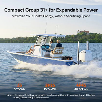 Baterie LiTime 12V 200Ah Xtra-Mini Marine LiFePO4 – Bluetooth 5.0, BMS 200A