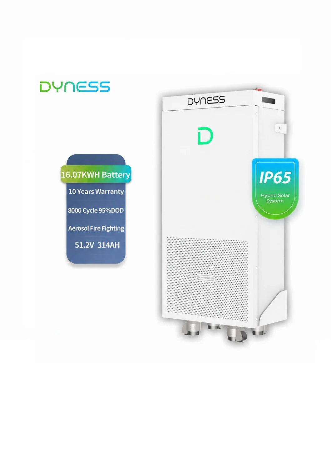 Baterie Dyness PowerBrick Plus 16.07 kWh 51.2V LiFePO4 IP65 Autoincalzire