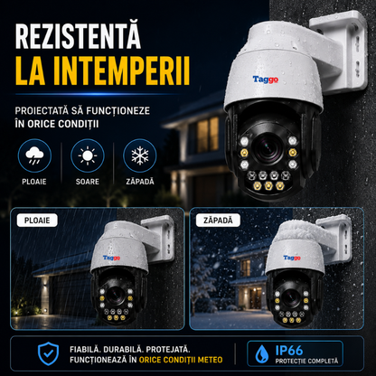 Camera Supraveghere Conexiune PoE 4K 8MP, Rotire 360°, Zoom Optic 36X,LPR- Identificare Numere de Inmatriculare, IP65