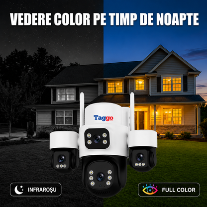 Cameră Supraveghere 4G eSIM TAGGO Pro Q50 16MP