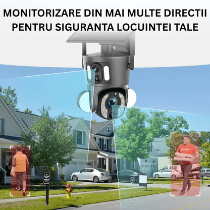 Camera Solara 4G 8MP cu Zoom Optic 20X, Baterie 15600mAh si Tracking AI
