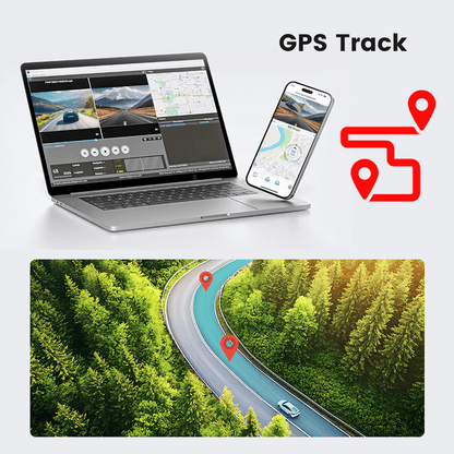 Camera auto DVR 2K, camera spate 1K, conexiune 4G cu cartela SIM, monitorizare parcare si functie GPS.