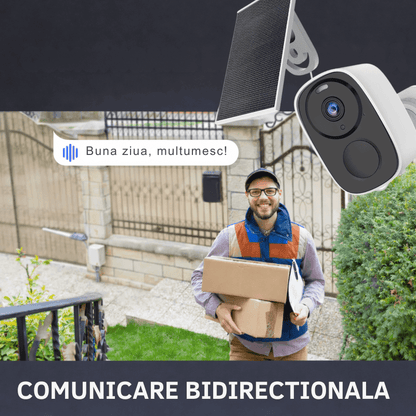 Camera Solara WiFi 3MP 180 grade O-KAM Pro cu Auto Tracking si Audio Bidirectional