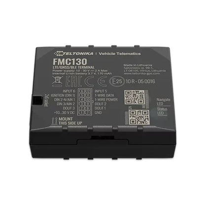GPS Tracker Auto Profesional Teltonika FMC130 - Localizare 4G LTE, Bluetooth, Baterie Internă 170 mAh,  eSIM global inclus