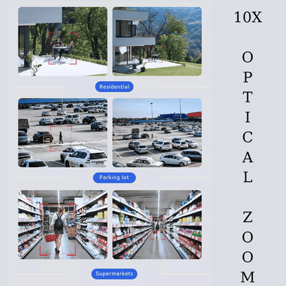 Camera Solara 4G Dual 4K 8MP cu Zoom 20X, Panou 10W si Auto Tracking