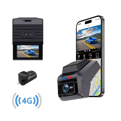 Camera Auto 2K, Conexiune 4G, Fata+Spate, DVR Auto,  Functie GPS, Monitorizare Traseu