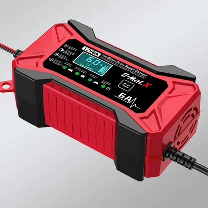Redresor inteligent 12V 6A pentru baterii auto si moto - GEL, Plumb-Acid, LiFePO4 14.6V