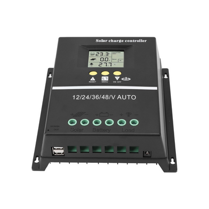 Controller solar MPPT/PWM, 12V/24V/36V/48V, 100A, Smart, display LCD