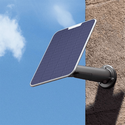 Panou solar de 6W pentru camera de supraveghere 4G 4K Ultra HD, duală, cu cablu lung de 2,5 m, de la Taggo.ro