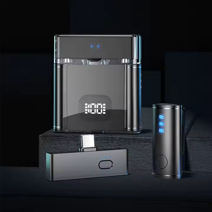 Microfon Lavalier Wireless M5 2.4G – Profesional, Compatibil Universal, Receptie la Distanta Mare