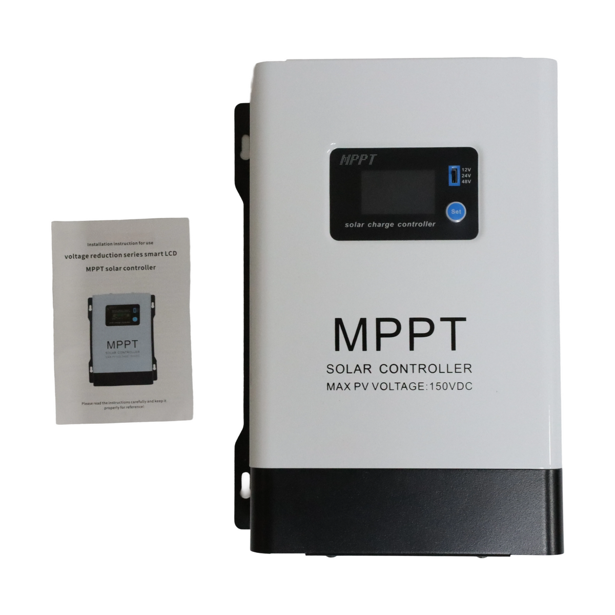 Controller solar MPPT 100A 12V/24V/48V max 100V ecran LCD pentru plumb-acid si litiu