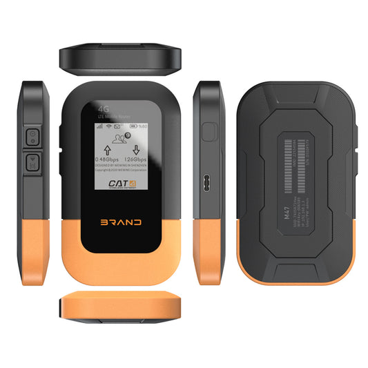 Router Portabil 4G LTE WiFi 6 cu eSIM si Nano SIM, Baterie 3000 mAh