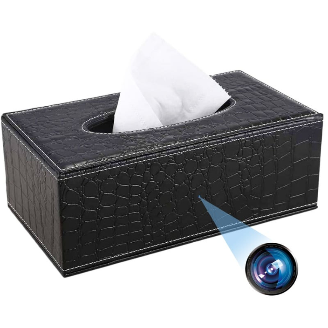 Camera Spion Ascunsa in Suport de Servetele – Wi-Fi, Full HD, Senzor Miscare