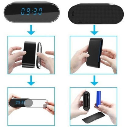 Camera de Supraveghere in ceas pentru Acasa – WiFi, Viziune Nocturna, Full HD, Senzor miscare