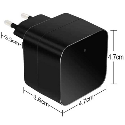Incarcator USB cu Camera Spion, Wi-Fi, Full HD, Vedere Nocturna, Senzor de Miscare