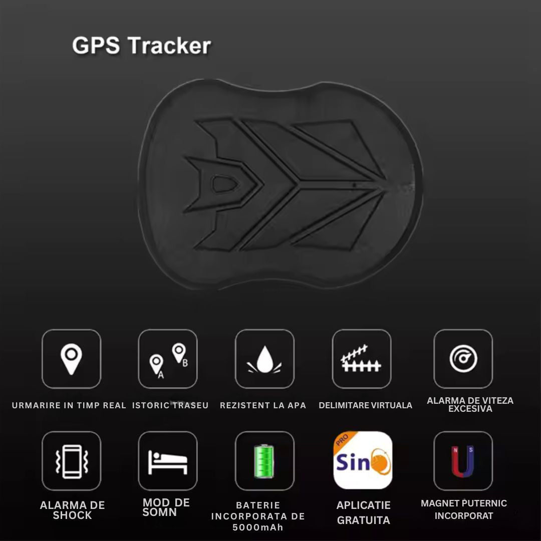Tracker GPS Auto 4G Portabil cu Magnet Puternic și Baterie 5000mAh – Rezistent la Apă, Monitorizare în Timp Real, Autonomie 240 Zile