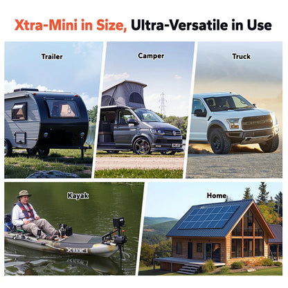 Baterie LiTime 12V 100Ah Xtra-Mini LiFePO4 cu Bluetooth 5.0 - Acumulator Litiu Compact