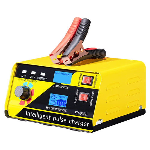 Redresor Baterii 3 in 1, Protectie Scurtcircuit, Repararea Pulsului, Reglati Automat Incarcarea, 12V 20A / 24V 12A, 5 Etape