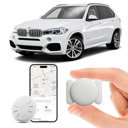 Dispozitiv de urmarire EasyTrack compatibil iOS – cu Suport Magnetic din Silicon - Alb