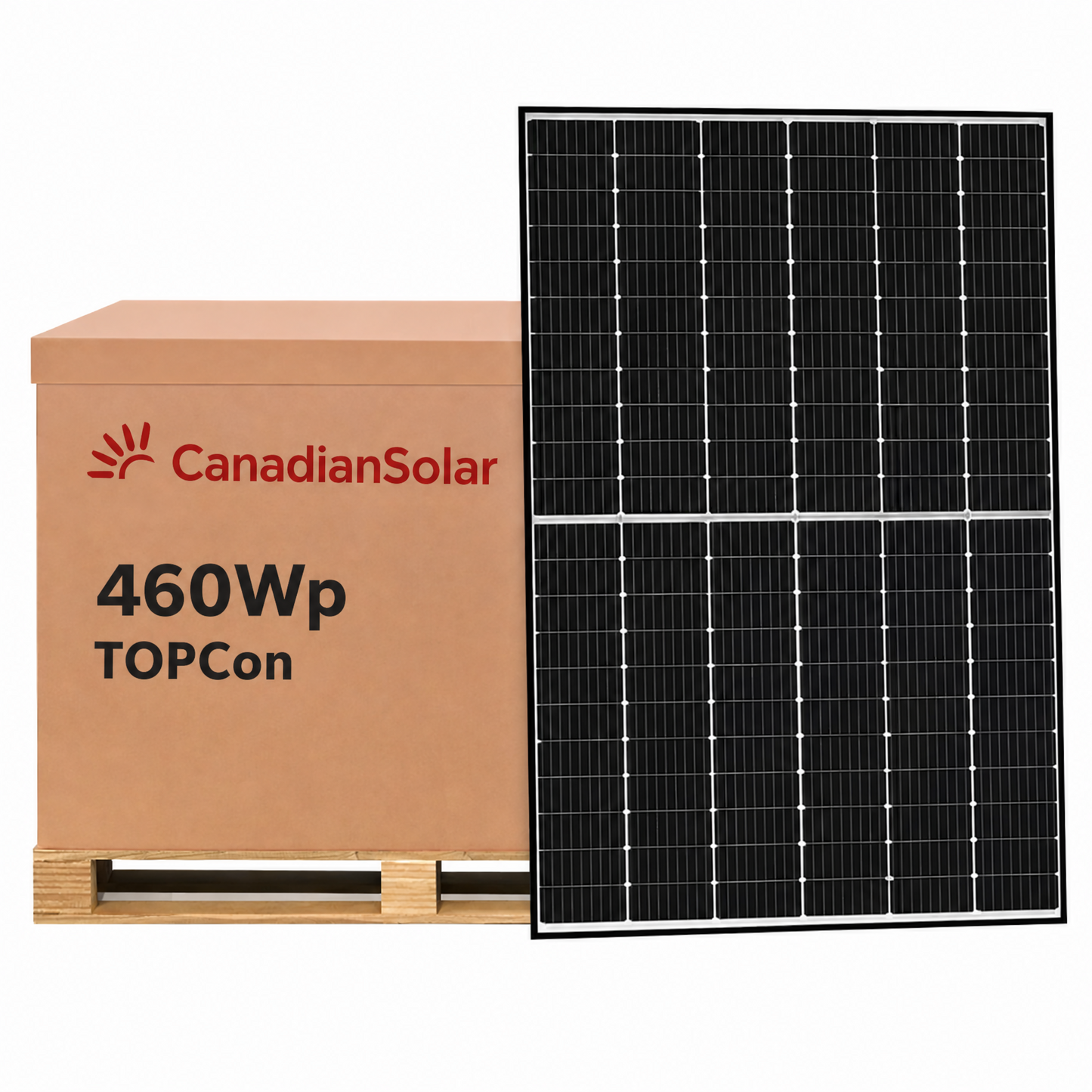 Palet 36 Panouri Solare Canadian Solar 460W CS6.2-48TD, 16.56 kWp, TOPCon N-Type, Dual Glass