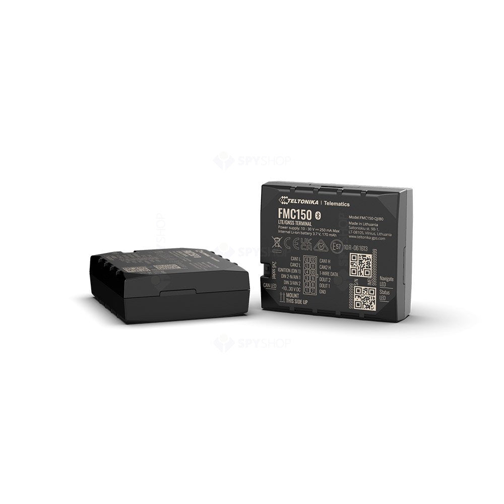 GPS Tracker Auto Profesional Teltonika FMC150 – Procesor CAN, Bluetooth, LTE CAT1, Acumulator 170 mAh, GSM 4G, eSIM global inclus