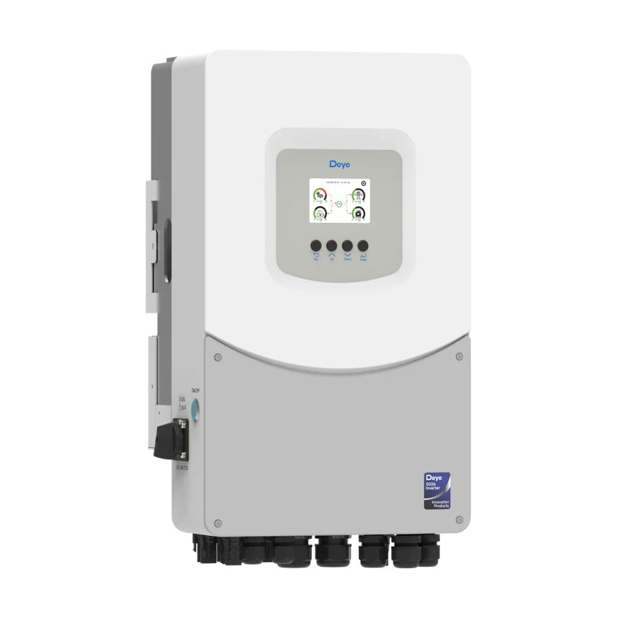 Invertor hibrid monofazat Deye SUN-8K-SG06LP1-EU-BM3 8kW, 3 MPPT, baterii 48V, backup