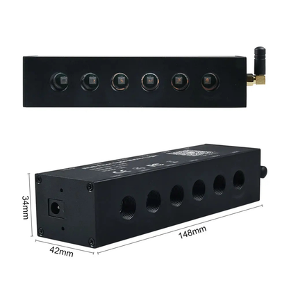 Kit Fibra Optica 9W efect stele cazatoare, meteorit, RGB, 12 canale cu 500 fire la 3M 0.75mm