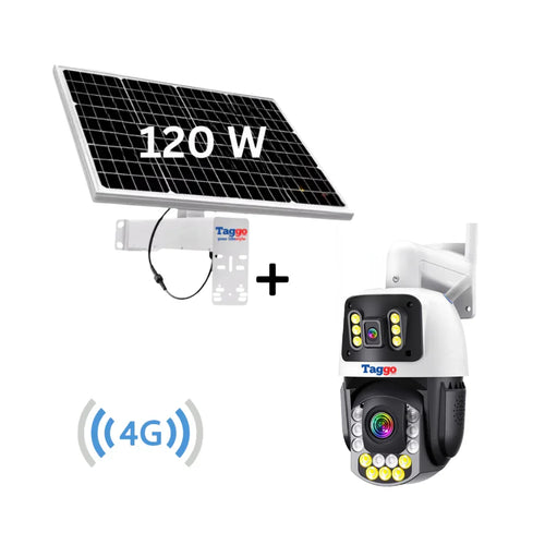 Camera Supraveghere cu Panou Solar si Cartela SIM 4G, Rezolutie 4K 8MP, Zoom Optic 50X, 24/7