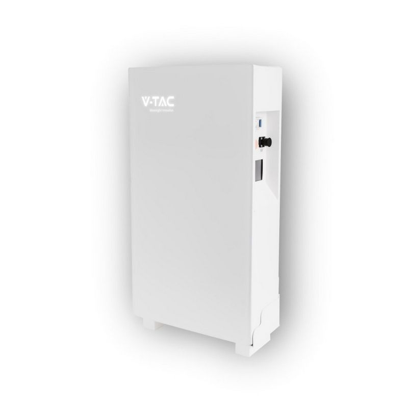Acumulator Fotovoltaic LiFePO4 V-TAC 16,07 kWh 51,2V Low Voltage – VT-16076W