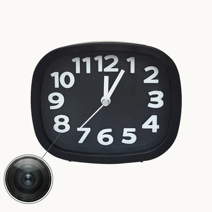 Ceas desteptator spion cu camera ascunsa Wi-Fi 1080p Full HD, MicroSD, detectie miscare, viziune nocturna